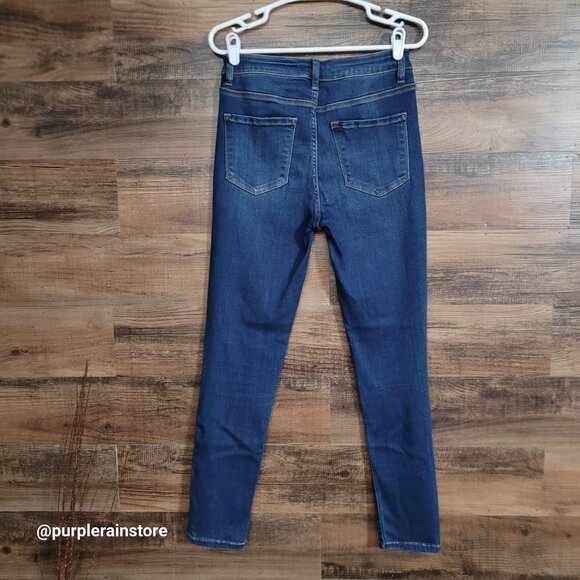 Flying Monkey Jeans 29 Skinny High Rise Soft Comfort Stretch Modal Medium Dark - Picture 2 of 11